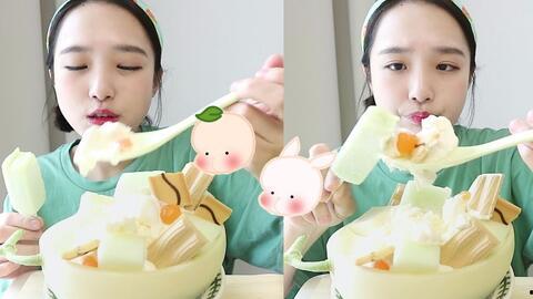 瓜姐姐吃冰激凌,甜蜜时光的美好回忆